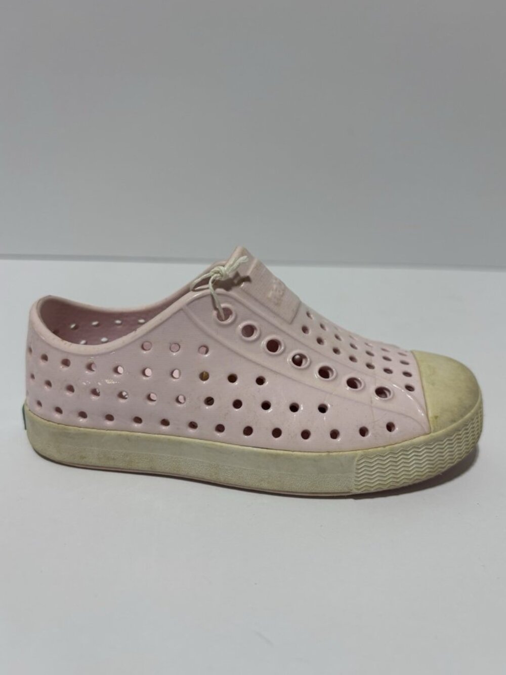Native Little Kids Jefferson Bling Pink Slip-On Shoes, Girls’ Size C11